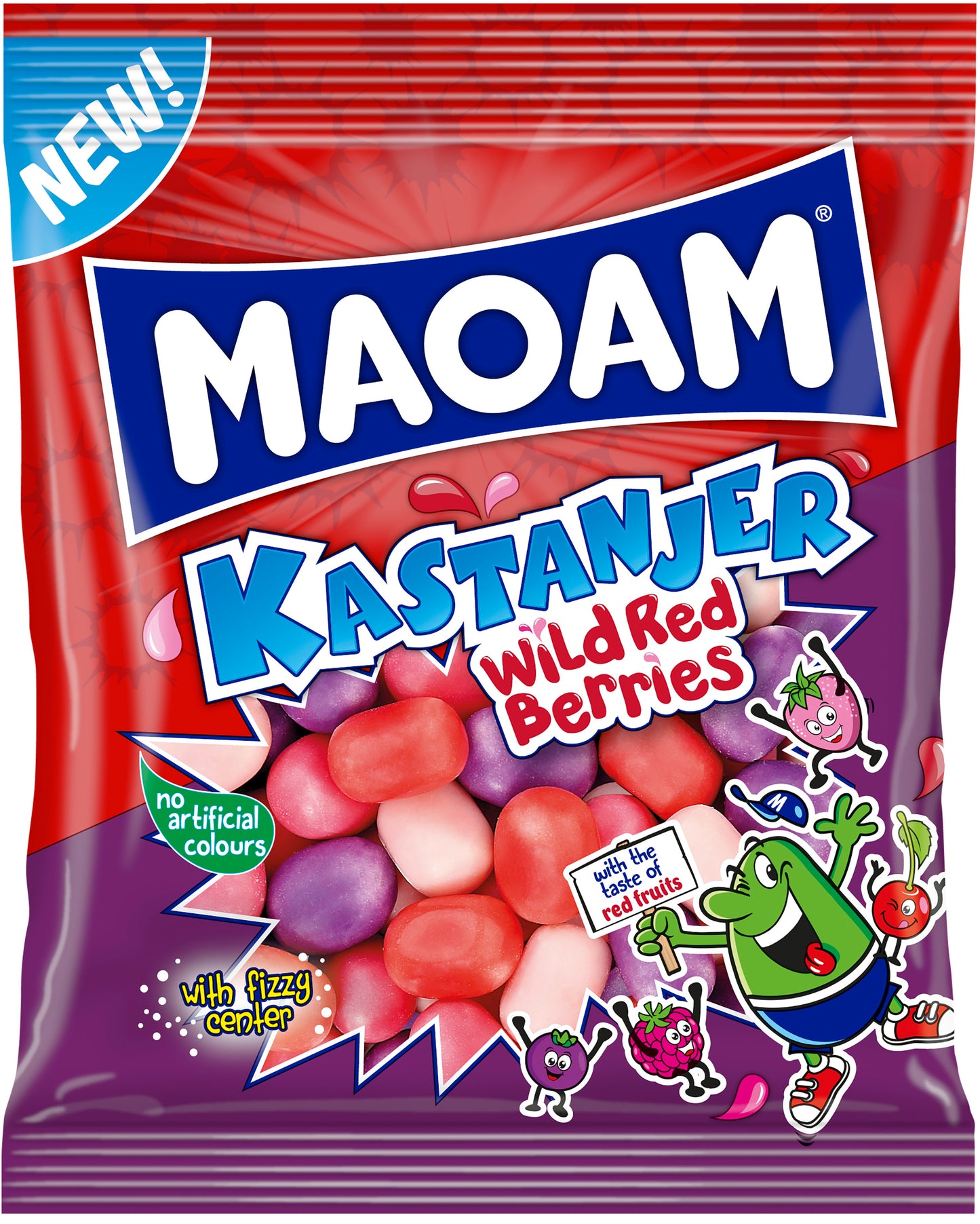 Maoam Kastanjer Wild Berries 120g