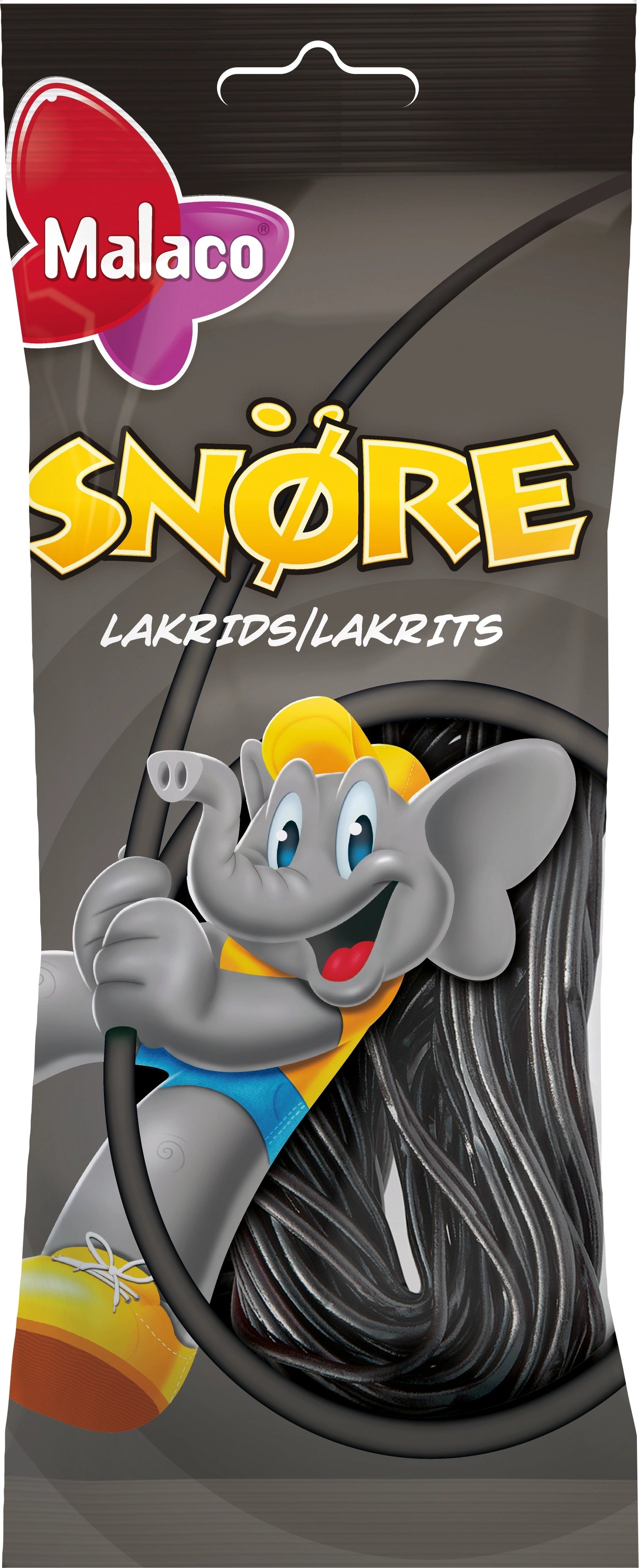 Malaco Lakrissnøre 92g
