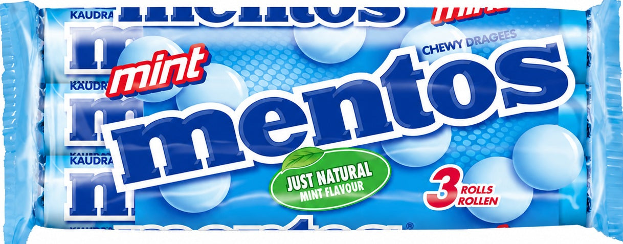 Mentos Mint 3-pk