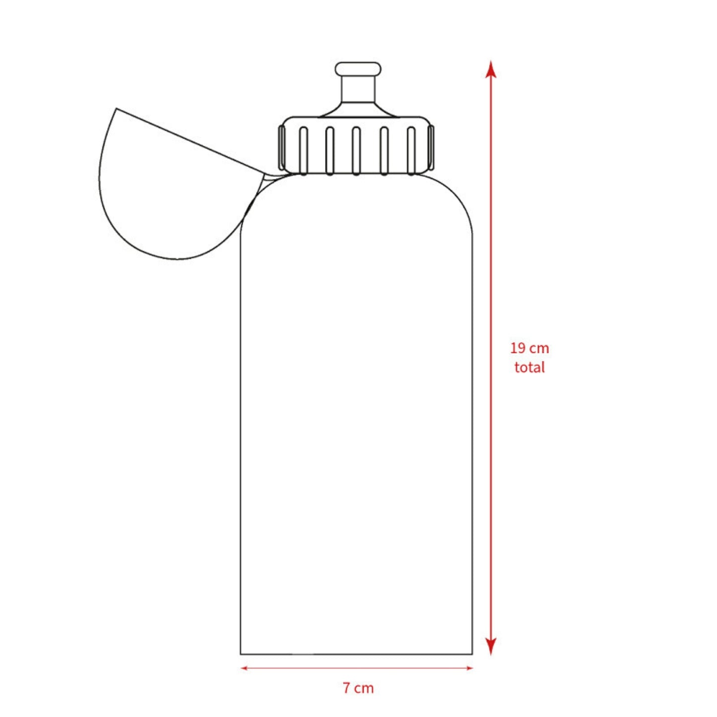 Frozen Drikkeflaske i aluminium - 500 ml