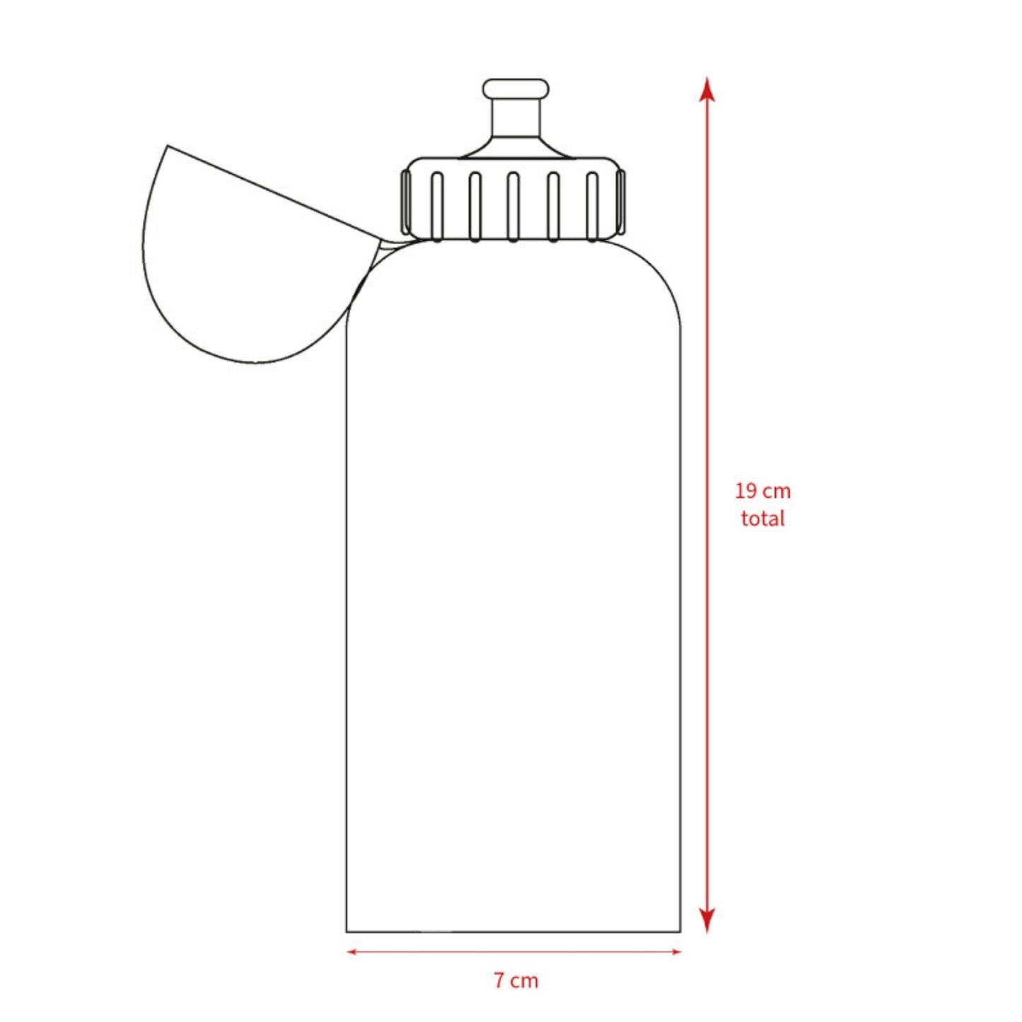 Spiderman Drikkeflaske i aluminium - 500 ml