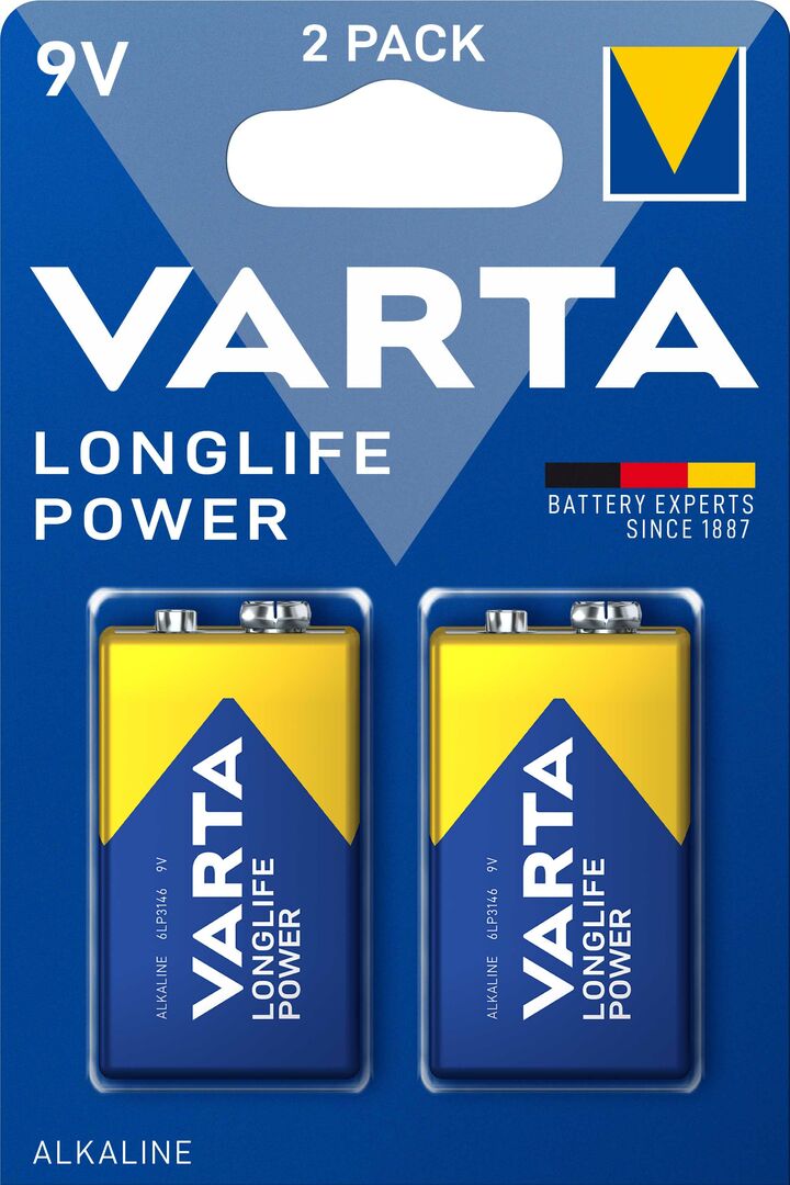 VARTA Longlife Power 9V 2pk
