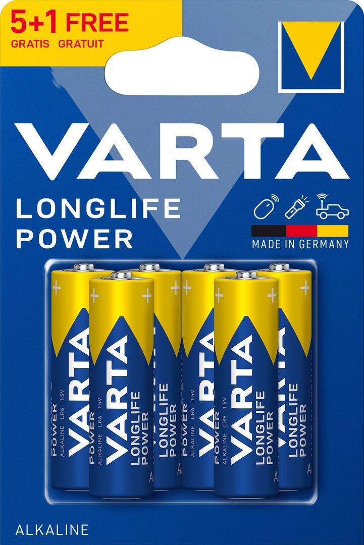 VARTA Longlife Power AAA 6pk