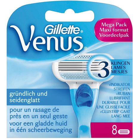 Gillette Women Venus Barberblader, 8stk