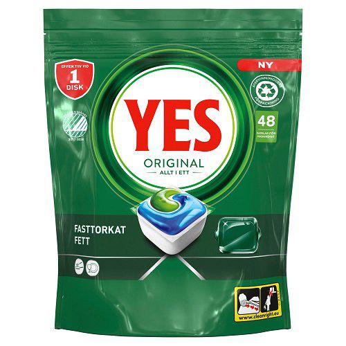 YES Oppvasktabletter Orginal, 48pk