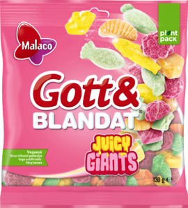 Malaco Gott & Blandat Juicy Giants 130G