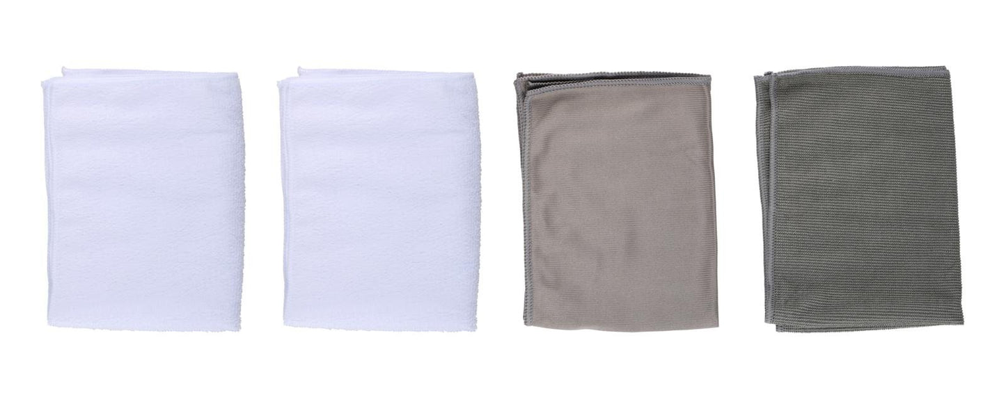 Mikrofiberkluter 4pk 30x30cm