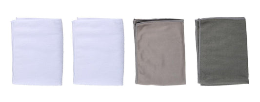 Mikrofiberkluter 4pk 30x30cm