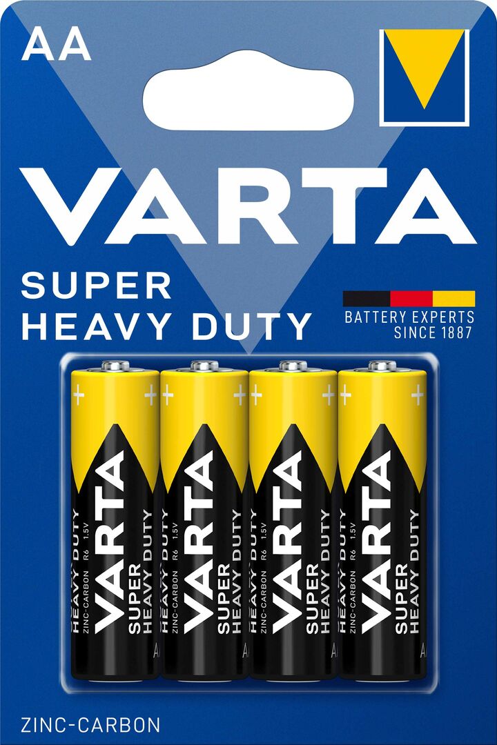 VARTA Super Heavy Duty AA 4pk