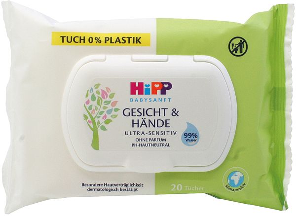 Hipp Baby Våtservietter, 20stk