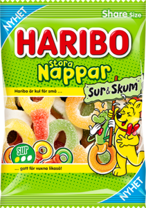 Haribo Smukker Store Frukt Sur 150G