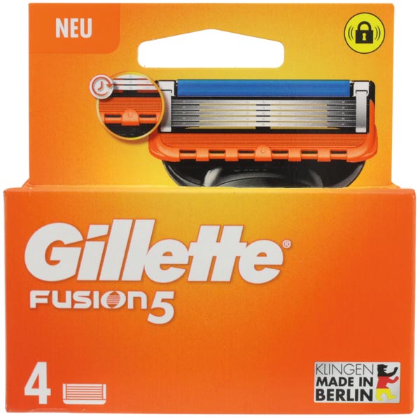 Gillette Fusion5 Barberblader, 4stk