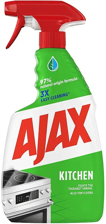 Ajax 750ml Kitchen Rengjøringsspray - Kraftig Fettfjerning