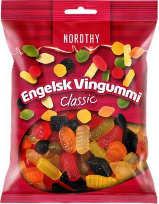 Nordthy Engelsk Vingummi Classic 170g
