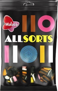 Malaco Allsorts Lakriskonfekt 400g