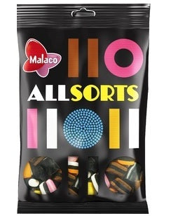 Malaco Allsorts Lakriskonfekt 400g