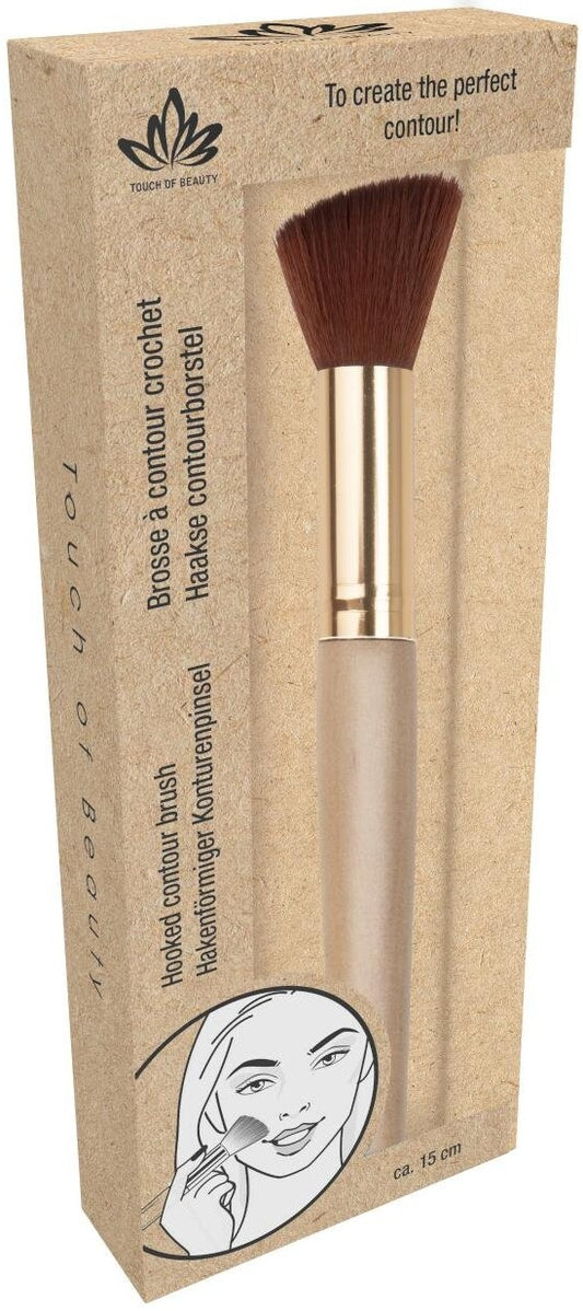 Touch of Beauty Hooked Contour Brush 16cm