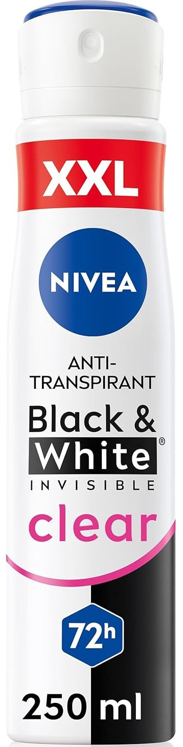Nivea Deo Spray Black&White Clear 250ml