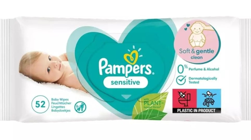 Pampers Våtservietter Sensitive  52stk