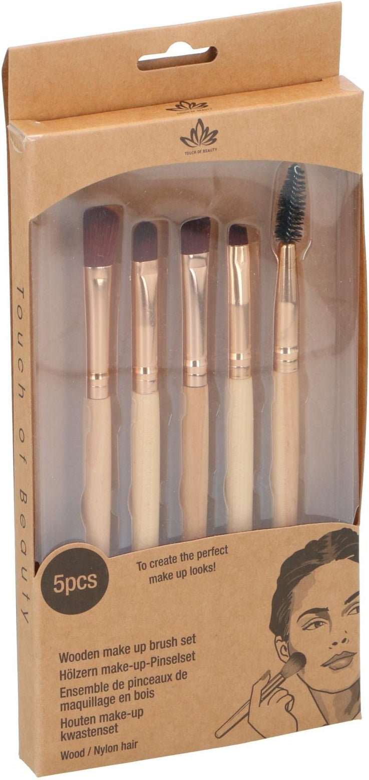 Touch of Beauty Makeup Brush Set 5 stk