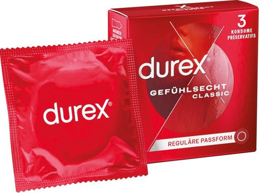 Durex Kondomer Classic Feel 3 stk