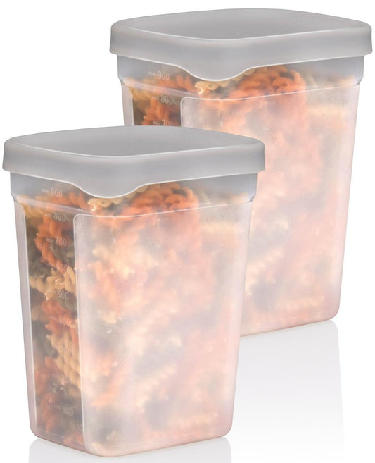 Oppbevaringsbokser mat, 2pk 1000ml