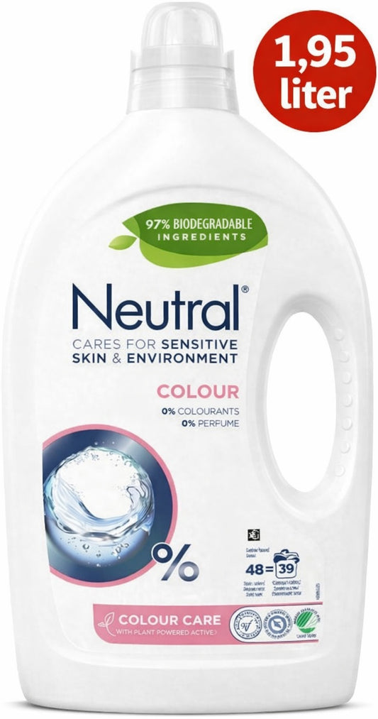 Neutral 1,95l Flytende Vaskemiddel Color
