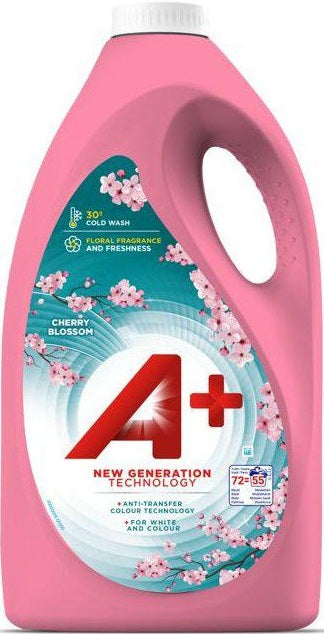 A+ 3,6l Flytende Vaskemiddel Cherry Blossom