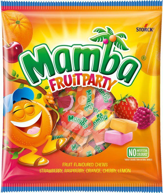 Mamba Fruit Party 140 g – Fargerik fruktfest i hver bit