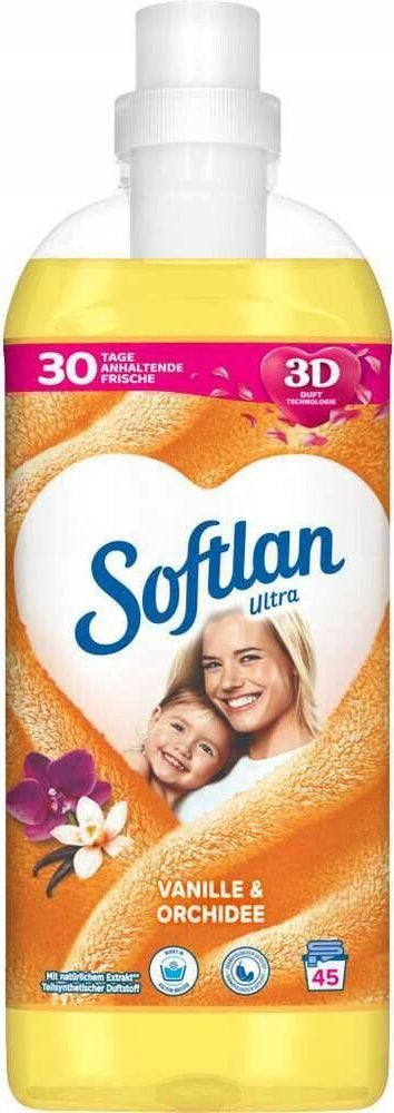 Softlan Tøymykner Vanilla & Orchid 1 L – Myk vask med lekker duft
