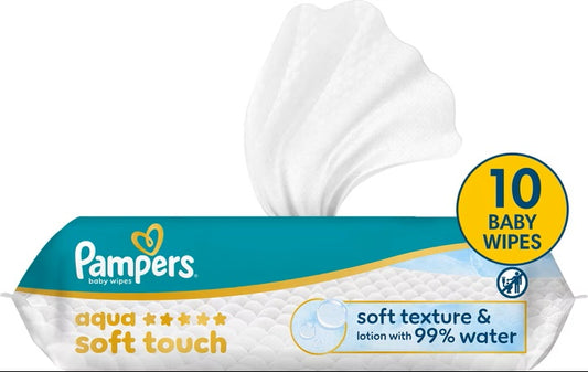 Pampers Aqua Soft Touch Våtservietter 48stk