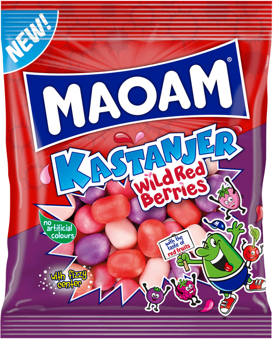 Maoam Kastanjer Wild Berries 120g
