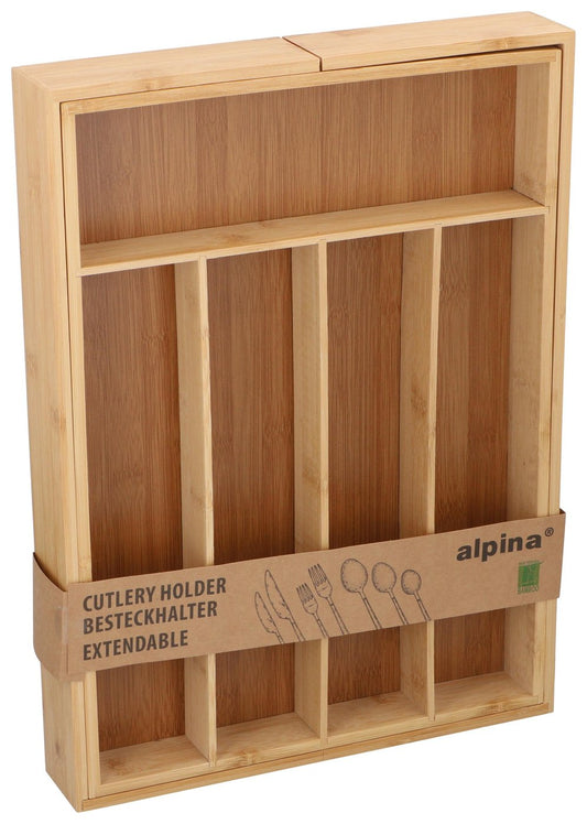 Alpina Utvidbar Bestikkskuff i Bambus