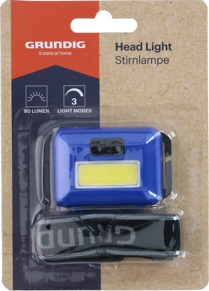 Grundig Liten Hodelykt Blå