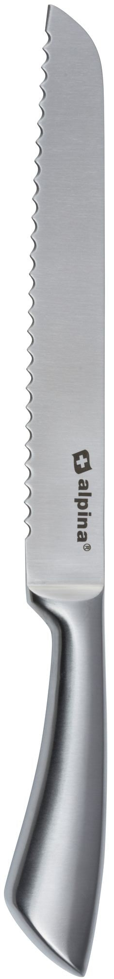 Brødkniv i rustfritt stål 33,5cm