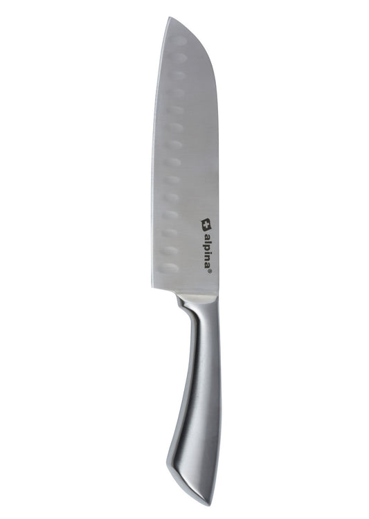 Santokukniv i rustritt stål 31,5cm