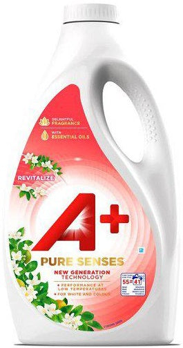 A+ 2475ml Flytende Vaskemiddel Pure Senses Revitalize