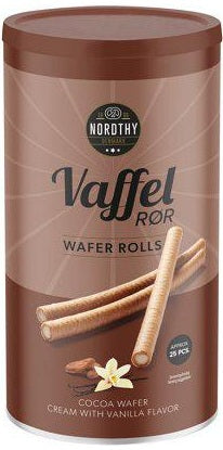 Nordthy Vaffelrør Kakao & Vanilje 250g