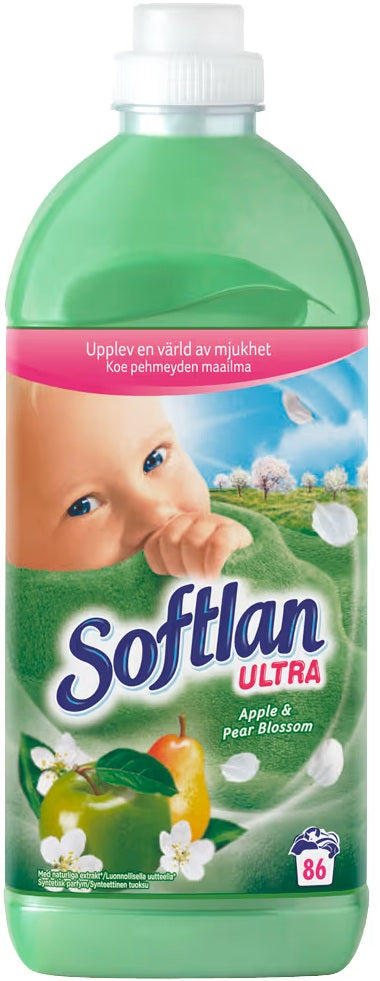 Softlan Ultra Tøymykner Apple & Pear 1300ml