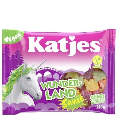 Katjes Wonderland Sur 210g