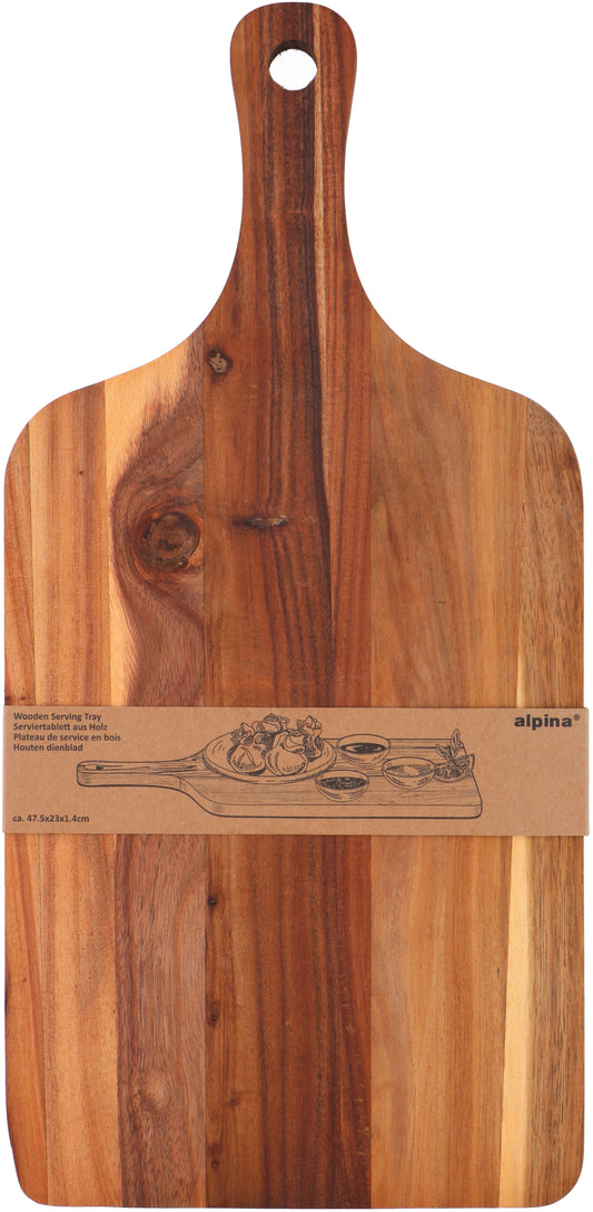 Alpina serverings- og skjærebrett i akasietre 47,5 x 23 x 1,4 cm