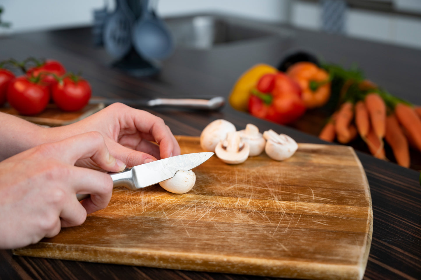Kniver i rustfritt stål 2pk 20/24cm