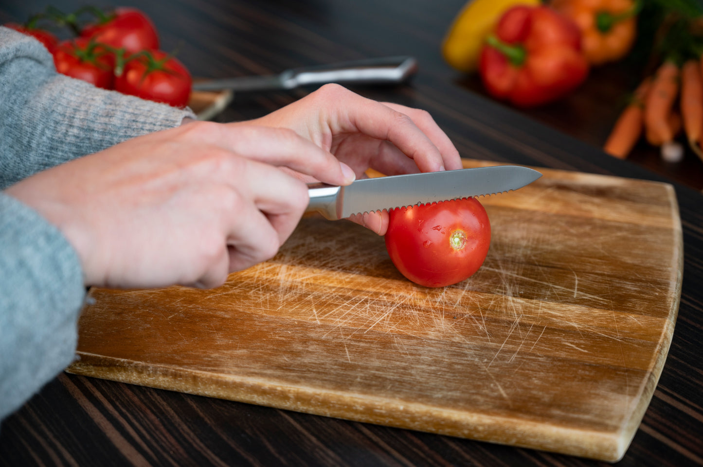 Kniver i rustfritt stål 2pk 20/24cm