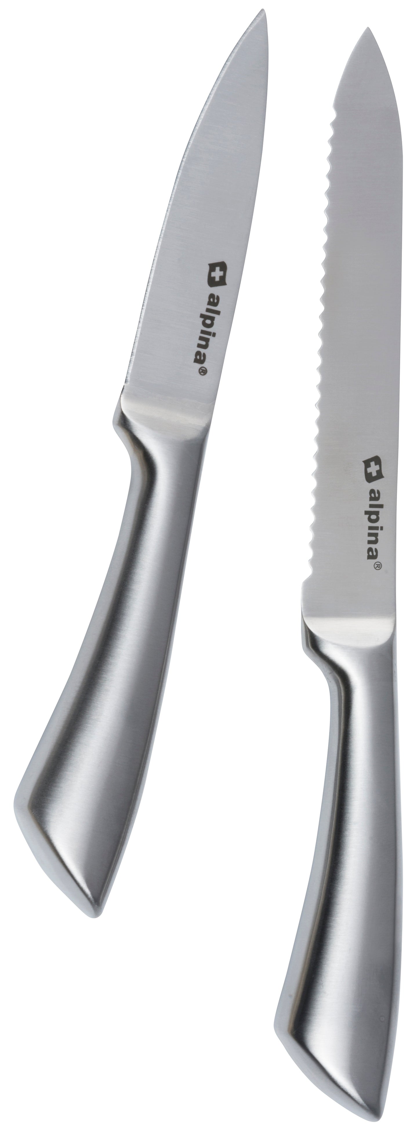 Kniver i rustfritt stål 2pk 20/24cm
