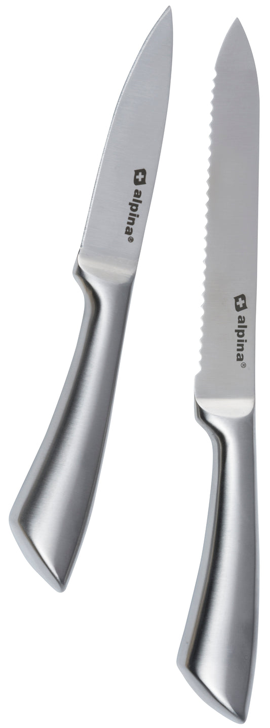 Kniver i rustfritt stål 2pk 20/24cm