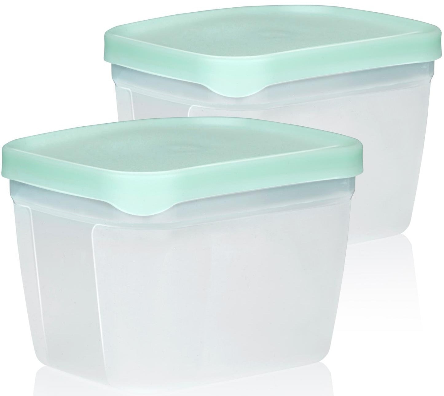 Oppbevaringsbokser mat,  2pk 1200ml
