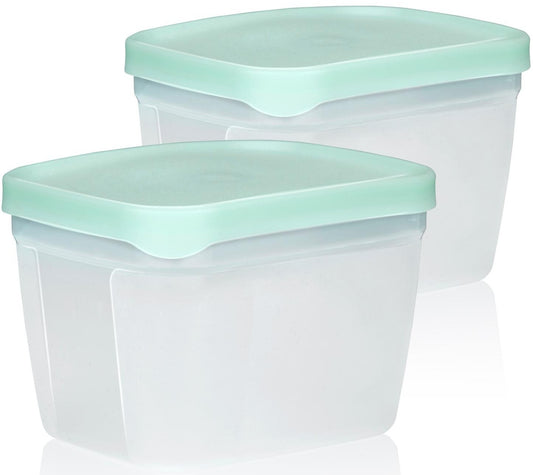 Oppbevaringsbokser mat,  2pk 1200ml