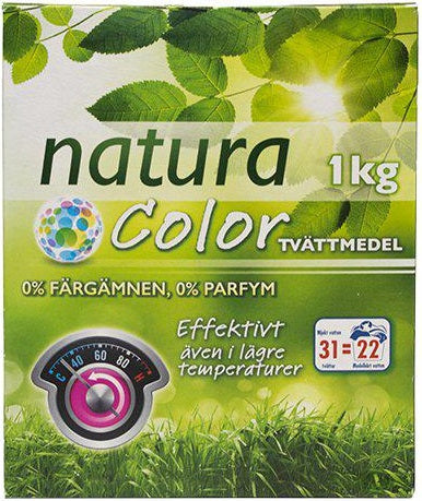 Natura 1kg Vaskemiddel Color