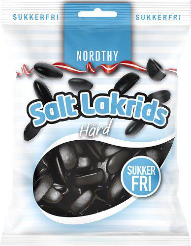 Nordthy Salte Lakrisbåter Sukkerfri 65g