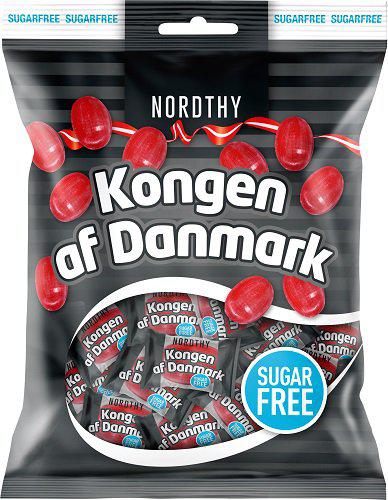 Nordthy Kongen av  Danmark Sukkerfri 125g